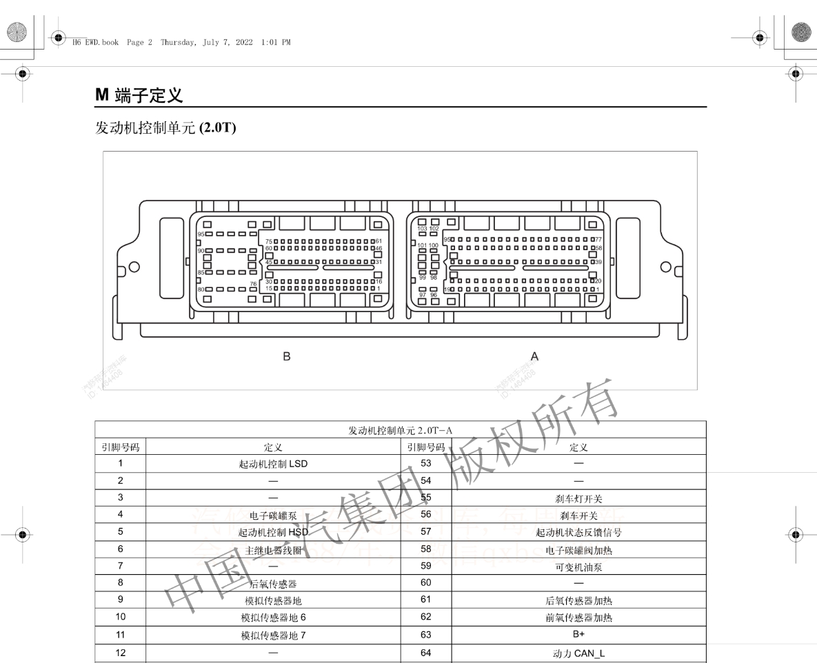 2006-2024年一汽红旗维修手册和电路图[资料更新]